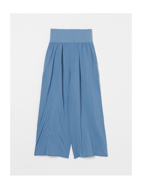 Smile Cotton Double gauze tuck pants