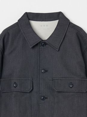 Men's denim like shirts outer 詳細画像