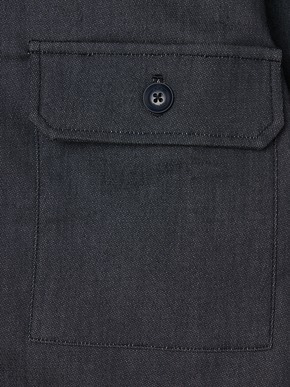 Men's denim like shirts outer 詳細画像