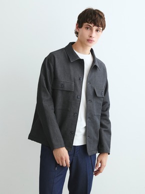 Men's denim like shirts outer 詳細画像