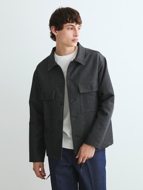 Men's denim like shirts outer 詳細画像