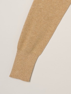 Cotton melange smooth pullover 詳細画像