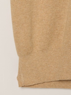 Cotton melange smooth pullover 詳細画像