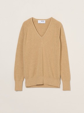 Cotton melange smooth pullover 詳細画像