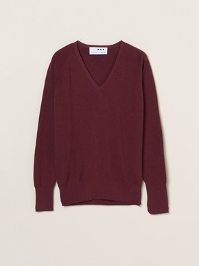 Cotton melange smooth pullover 詳細画像
