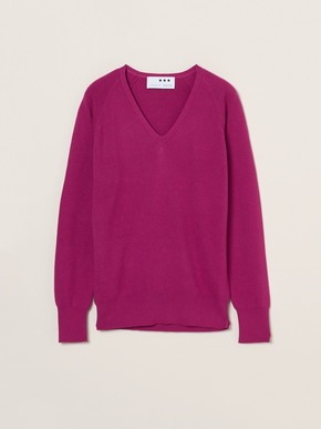 Cotton melange smooth pullover 詳細画像