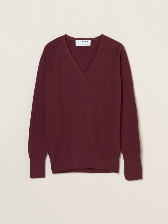 Cotton melange smooth pullover