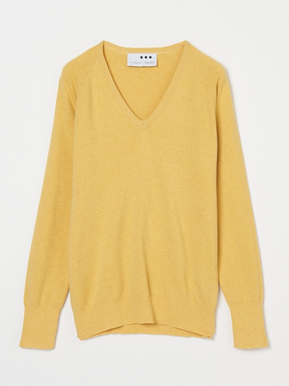 Cotton melange smooth pullover