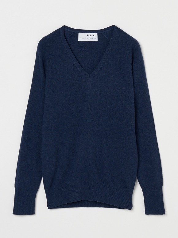 Cotton melange smooth pullover