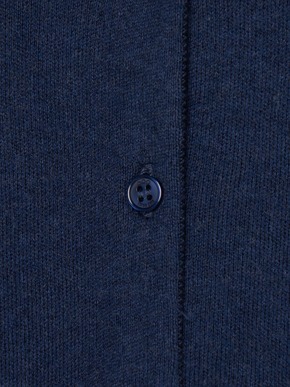 Cotton melange smooth button cardigan 詳細画像