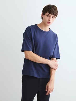 Men's highgauge cardboard crew T 詳細画像