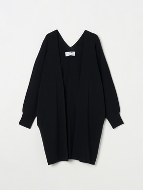 Knit outer dolman topper w/belt 詳細画像