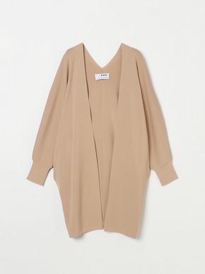 Knit outer dolman topper w/belt 詳細画像