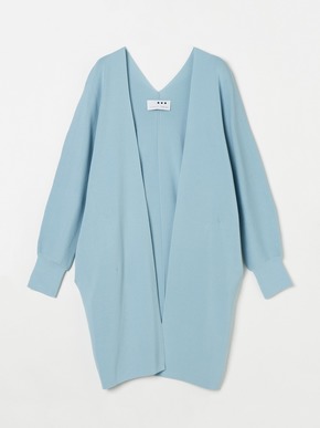 Knit outer dolman topper w/belt 詳細画像