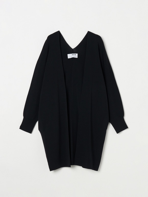 Knit outer dolman topper w/belt