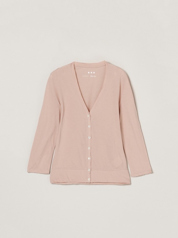 Jersey colette cropped cardigan