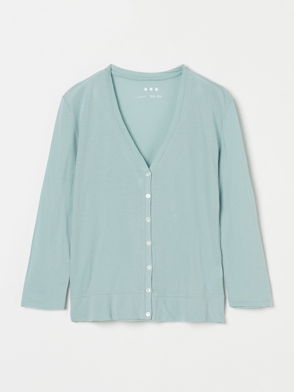 Jersey colette cropped cardigan