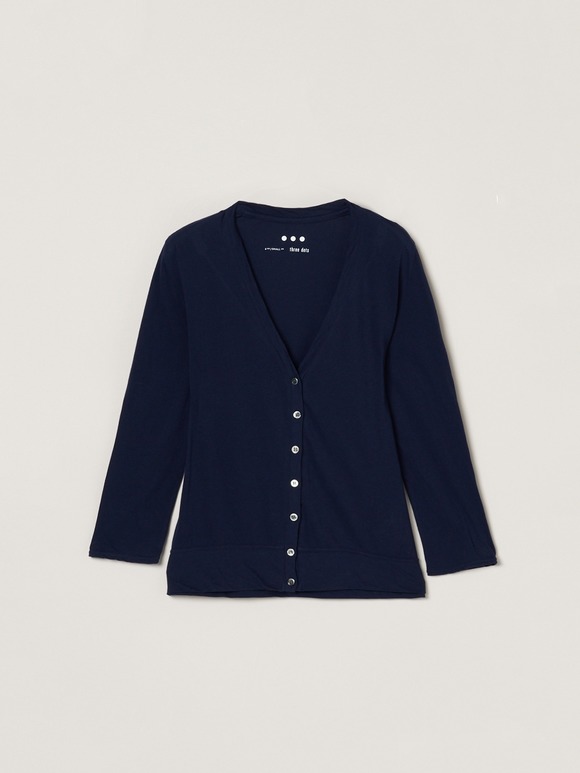Jersey colette cropped cardigan