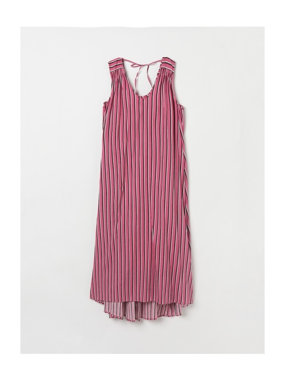 India cotton stripe dress