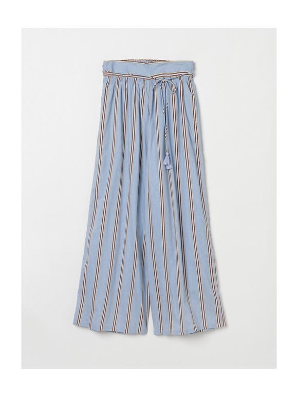 India cotton stripe pant