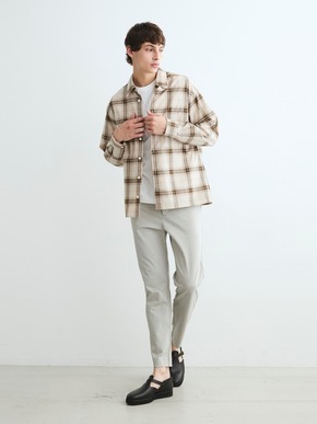 Men's poplin check l/s shirts 詳細画像