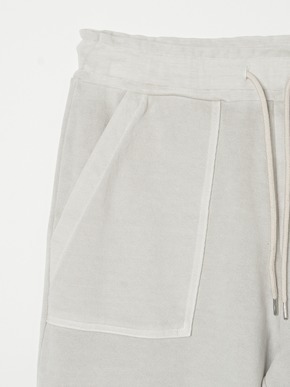 Men's organic cotton fleece shorts 詳細画像