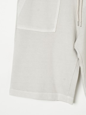 Men's organic cotton fleece shorts 詳細画像