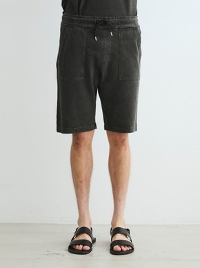 Men's organic cotton fleece shorts 詳細画像