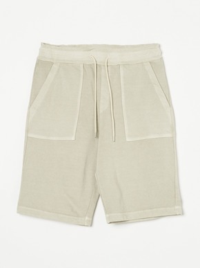 Men's organic cotton fleece shorts 詳細画像