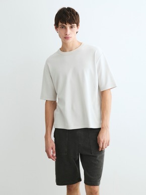 Men's compact pile s/s crew T 詳細画像