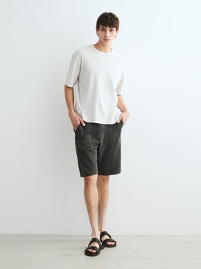 Men's compact pile s/s crew T 詳細画像