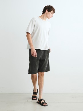 Men's compact pile s/s crew T 詳細画像