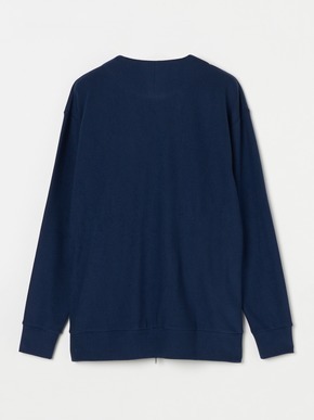 Men's compact pile zip cardigan 詳細画像