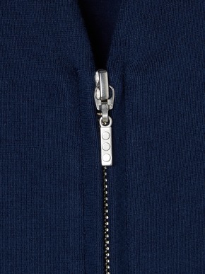 Men's compact pile zip cardigan 詳細画像
