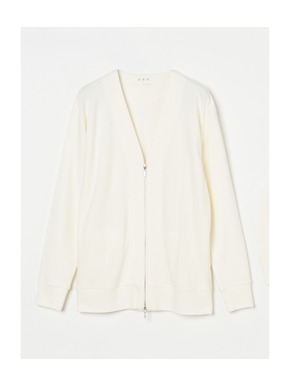 Men's compact pile zip cardigan 詳細画像