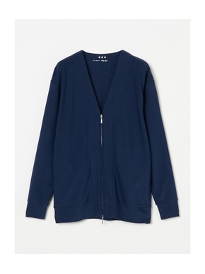 Men's compact pile zip cardigan 詳細画像