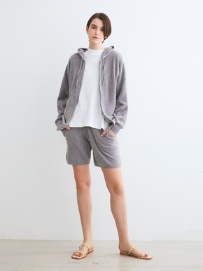 Unisex premium pile shorts 詳細画像