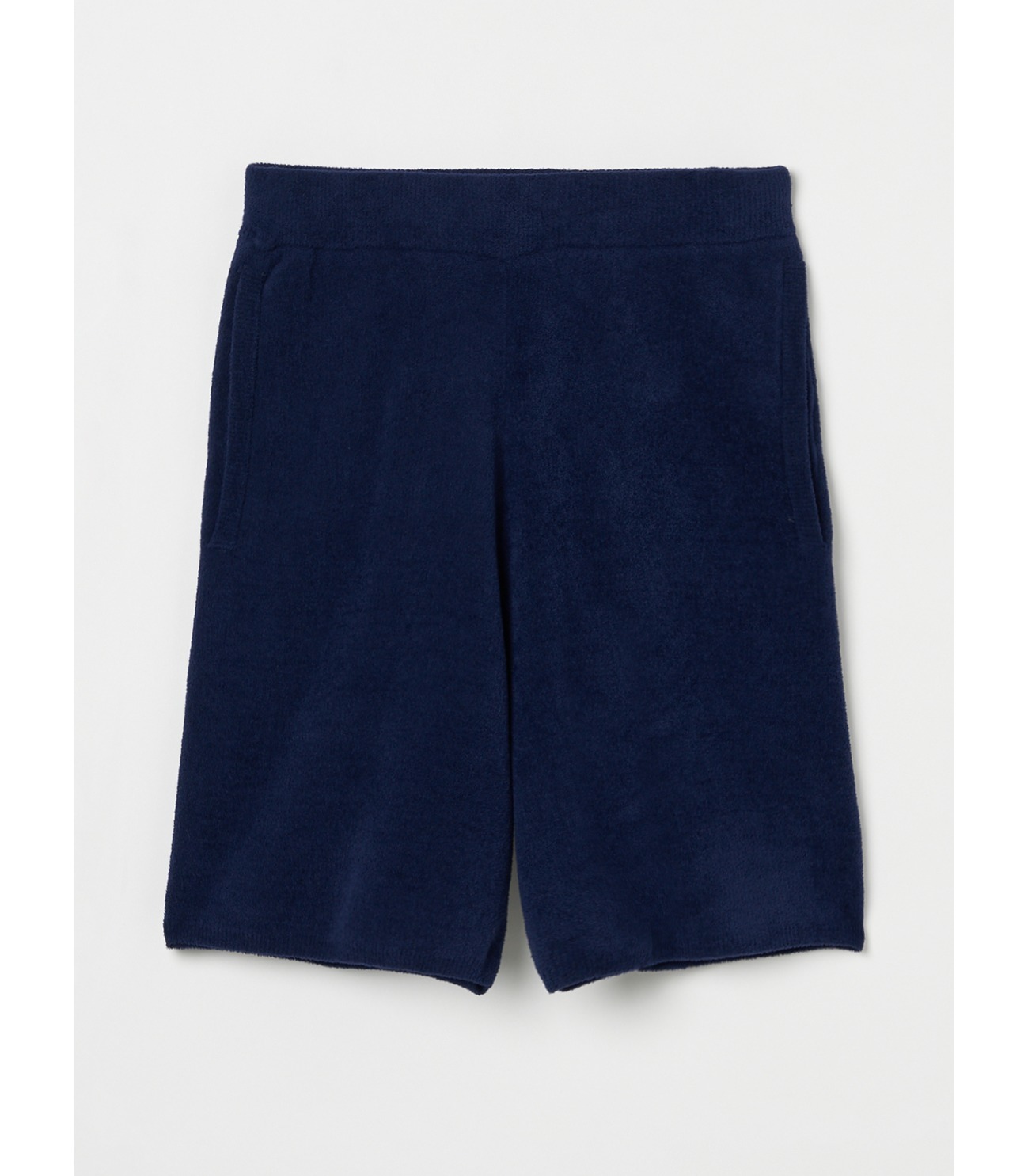 Unisex premium pile shorts 詳細画像 navy 2