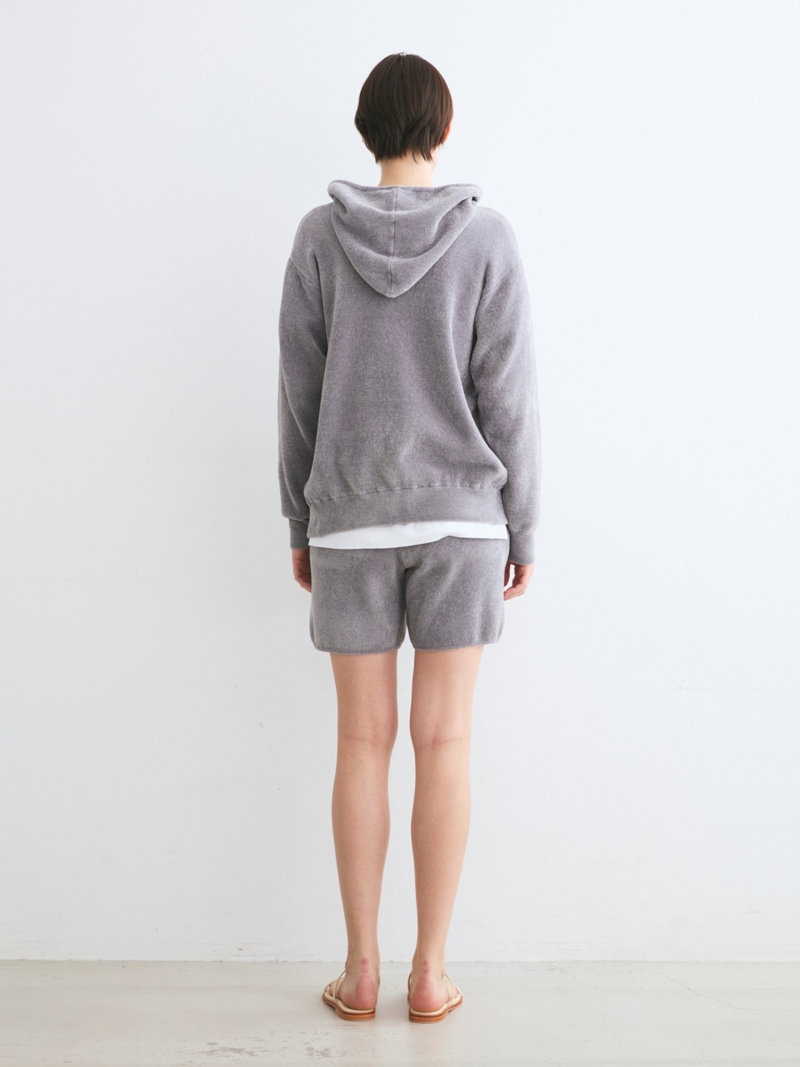 Unisex premium pile l/s zip hoody|スリードッツ オフィシャル