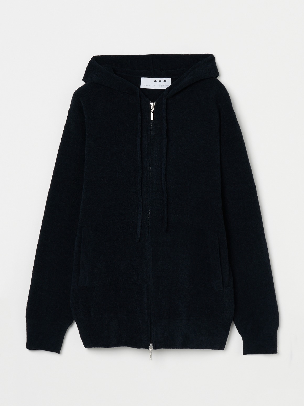 Unisex premium pile l/s zip hoody|スリードッツ オフィシャル