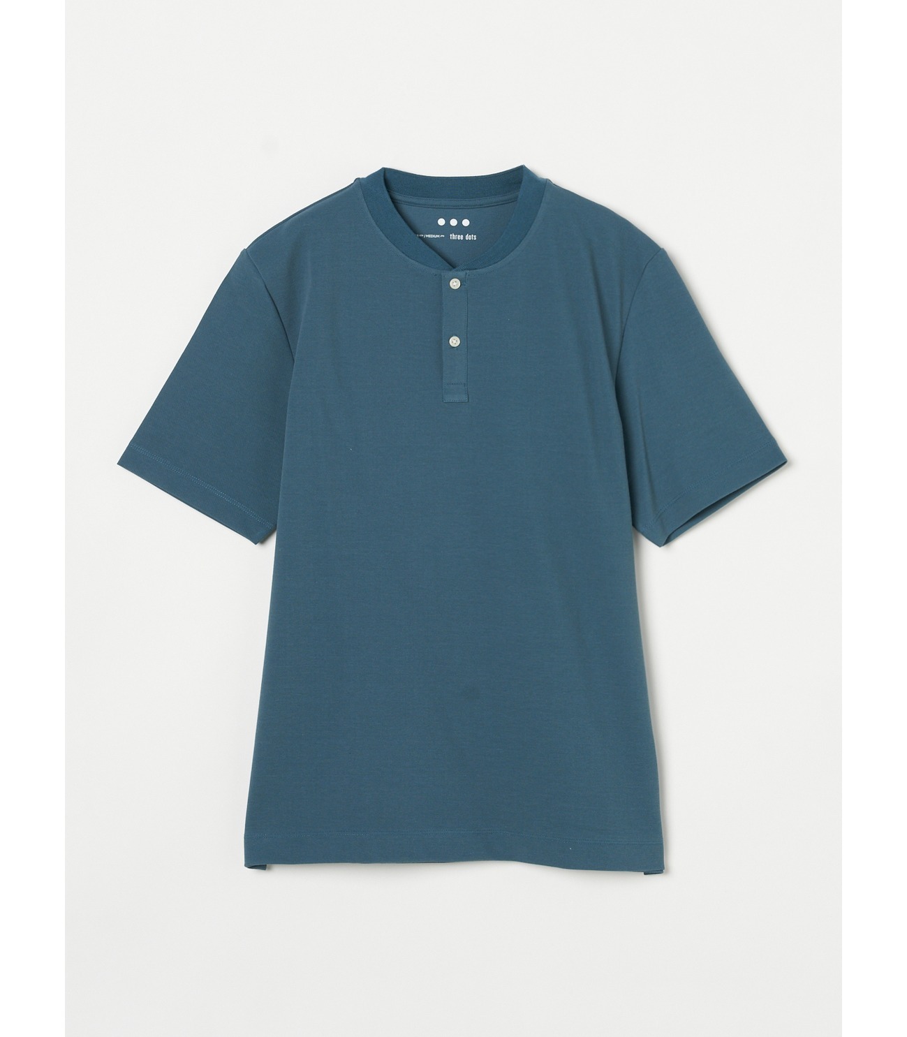 Men's high gauge stretch henley｜スリードッツ オフィシャル