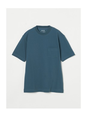 Men's highgauge stretch crewneck 詳細画像