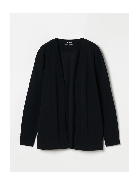 Men's highgauge stretch cardigan