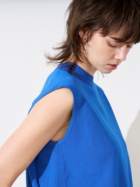 Sleek sweater sleeveless tops 詳細画像
