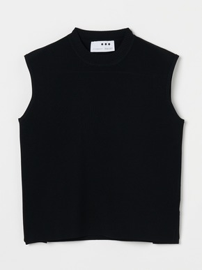 Sleek sweater sleeveless tops 詳細画像