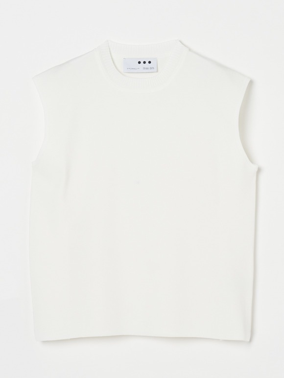 Sleek sweater sleeveless top