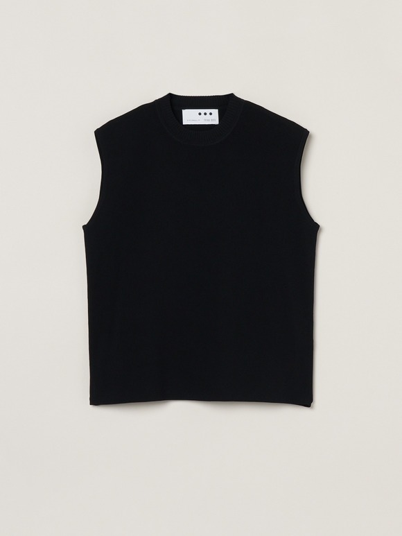 Sleek sweater sleeveless tops