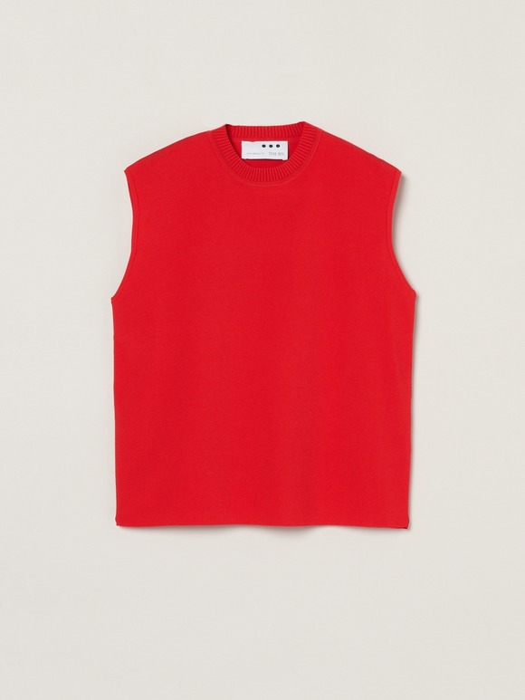 Sleek sweater sleeveless tops