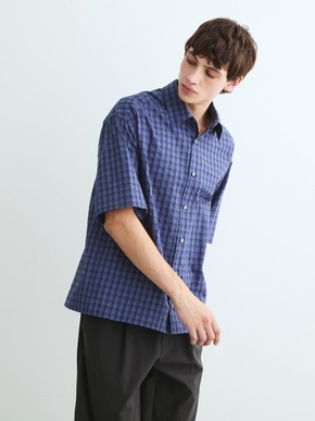 Men's ripple check s/s shirts 詳細画像