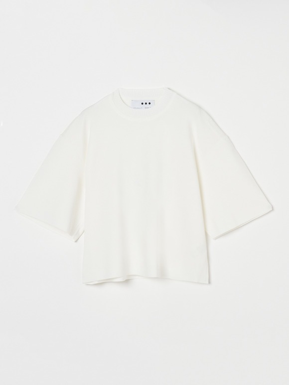 Sleek sweater s/s knitted tshirt